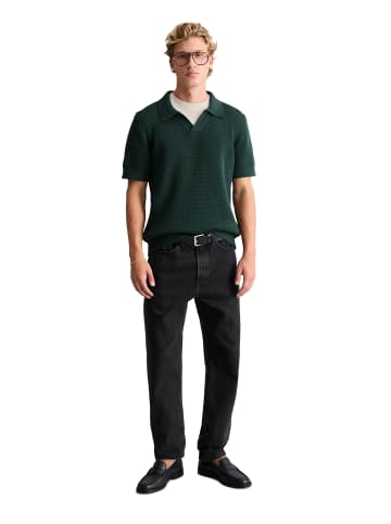 Marc O'Polo DENIM DfC Strick-Poloshirt relaxed in Olive Branch Green