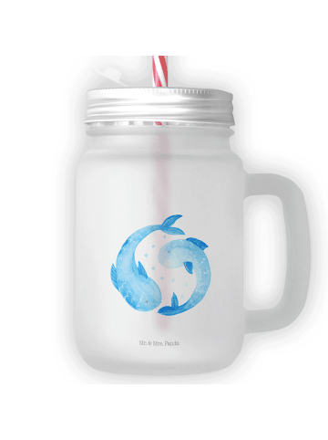Mr. & Mrs. Panda Trinkbecher Sternzeichen Fische ohne Spruch in Transparent
