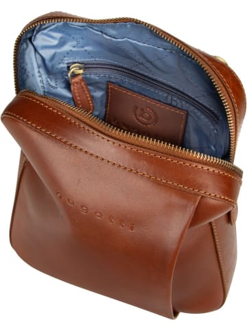 Bugatti Umhängetasche Remo Shoulderbag Small II in Cognac