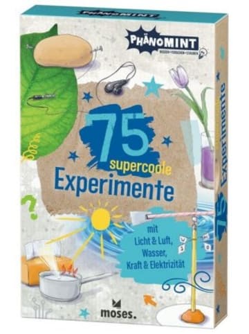 moses. Buch - PhänoMINT 75 supercoole Experimente mit Licht & Luft, Wasser, K