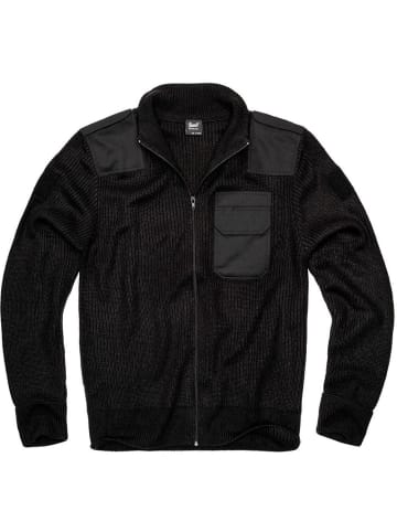 Brandit Strickjacke / Cardigan "BW Cardigan" in Schwarz
