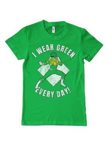 Power Rangers T-Shirt "I Wear Green Every Day T-Shirt" in Grün