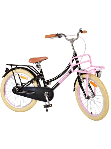 Volare Kinderfahrrad Excellent Fahrrad für Mädchen 20 Zoll Kinderrad Schwarz 6 Jahre