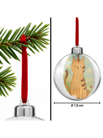 Mr. & Mrs. Panda Weihnachtskugel Kunststoff Einhorn Katze Design... in Weiß