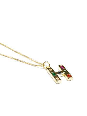 Luxenter Halskette Alphabet mit 18 Karat Gold-Finish – ALPHABET