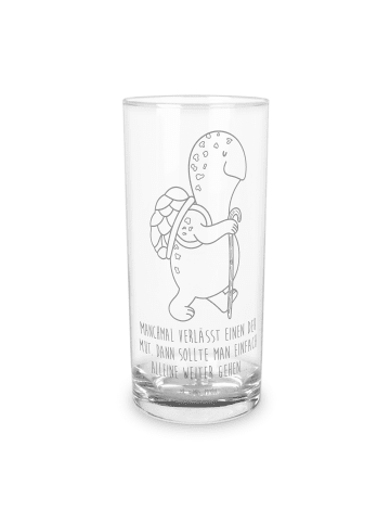 Mr. & Mrs. Panda Glas Schildkröte Wanderer mit Spruch in Transparent