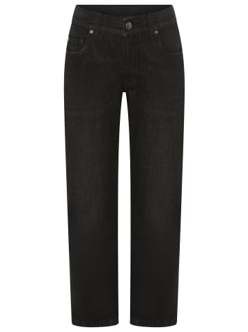 Kangaroos Loose-fit-Jeans in black denim