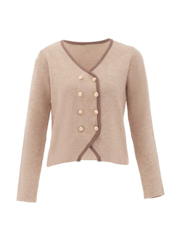 NAEMI Damen Strickjacke in Beige