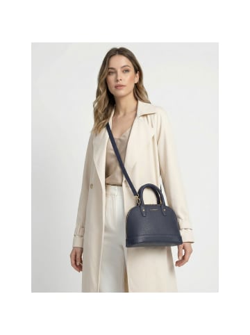 Lazarotti Bologna Leather Handtasche Crossbody Leder 24 cm in navy 2