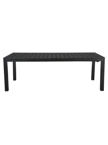 ebuy24 Gartentisch Efour Schwarz 275 x 100 cm