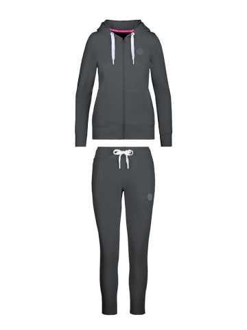 BIDI BADU Dalila Basic Tracksuit - mint in dunkelgrau