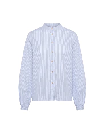 revend Women Shirt in White Blue