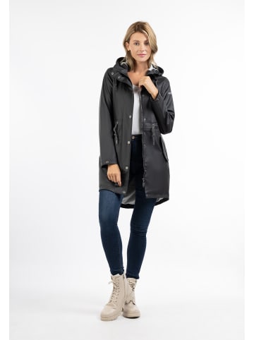 Albee Women Regenmantel in Schwarz