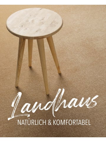 Homie Living Kurzflorteppich Montepulciano in sand beige