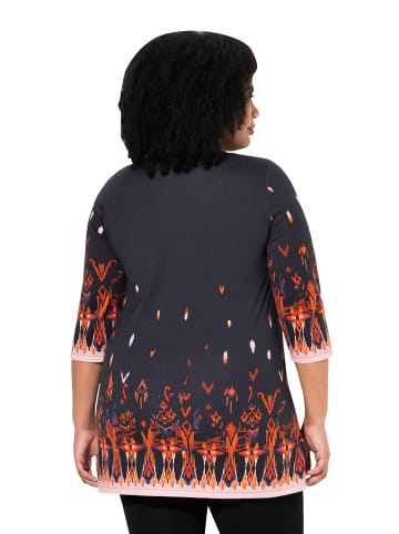 Ulla Popken Longshirt in schwarz