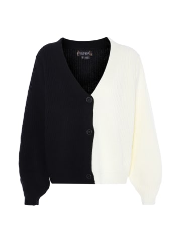 FENIA Damen Sweater in SCHWARZ WEISS
