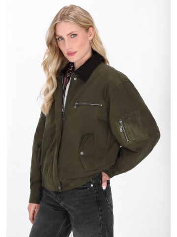 DreiMaster Women Jacket in dark olive