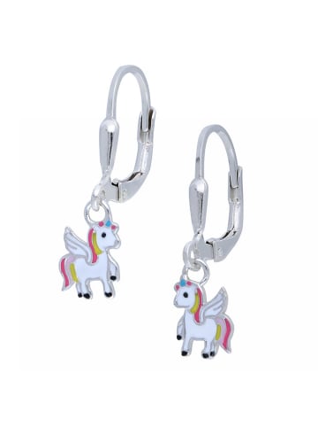 schmuck23 Silber-Ohrringe Einhorn 0,7 cm x 0,8 cm