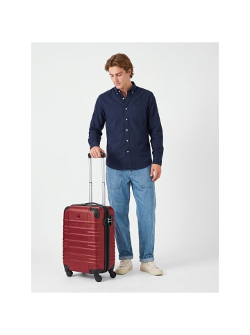 Wenger Amplar Evo 4 Rollen Kabinentrolley S 53 cm mit Dehnfalte ruby