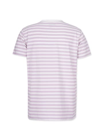 HONESTY RULES T-Shirt " Striped " in faded-pink