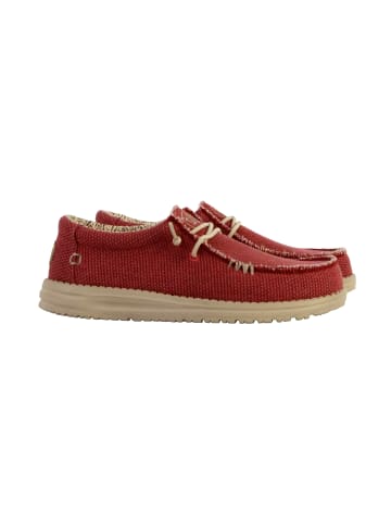 Hey Dude Mokassin mit Schnürsenkeln Wally Braided Rot