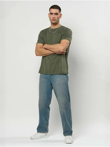 Kappa T-Shirt KMCafers in Green Blackish