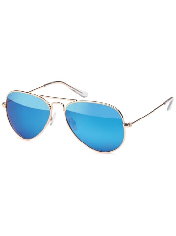 BEZLIT Herren Sonnenbrille in Gold/Blau