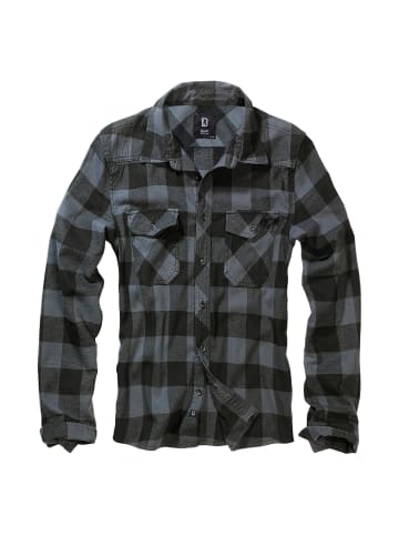 Brandit Hemden in black/grey