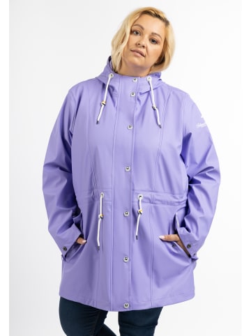Schmuddelwedda Damen Plus Size Regenmantel in Flieder-280