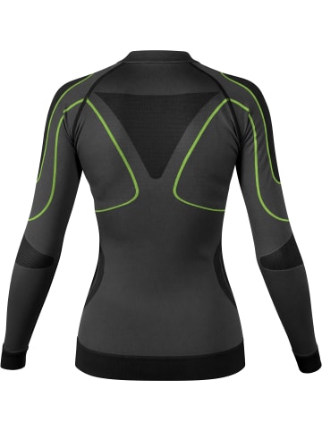 normani 2 x Funktionsunterhemd Langarm Shirt Skiunterwäsche für Damen in Grün