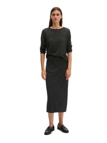 Marc O'Polo Feinstrickrock slim in Coal Grey Melange