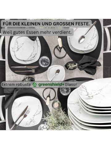 Sänger Tafelservice Bilgola Marmor Design - 18 teilig aus Porzellan