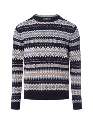 Nils Sundström Pullover in blau ecru - 0001