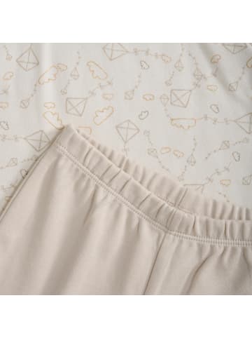 Fixoni Kinder Schlafanzug "Pyjama Set" in Beige