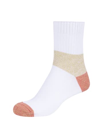 camano Socken silky touch colourblock Lurex 4er Pack silky touch in lantana