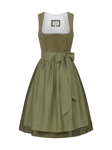 Midi Dirndl Luise in Grün