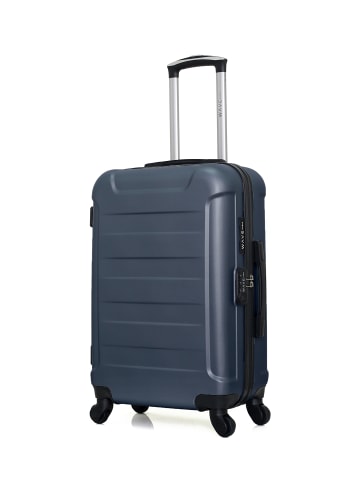 WAVE PARIS Mittelgroßer Hartschalenkoffer ELBE-A in Graublau (51L)