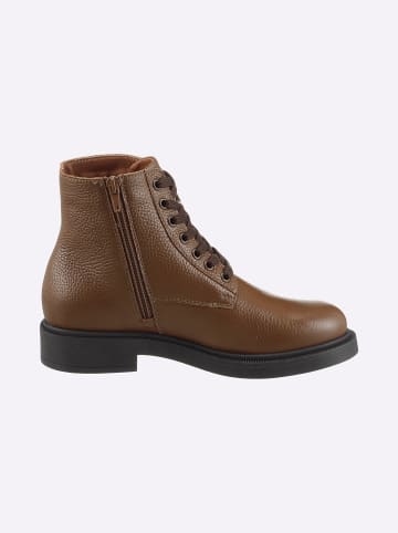 Andrea Conti Schnürstiefelette in cognac