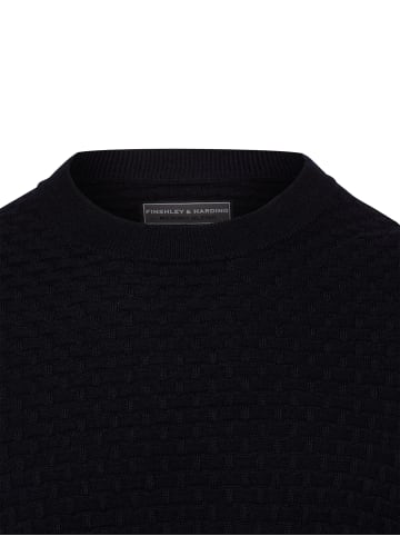 Finshley & Harding Strickpullover in marine - 0001