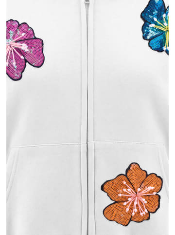 IZIA Women Hoodie in White
