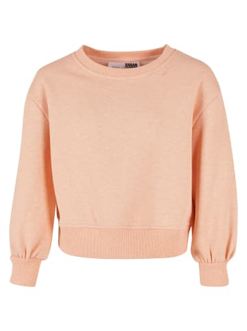 Urban Classics Urban Classics Damen Girls Oversized Color Melange Crewneck in papaya melange