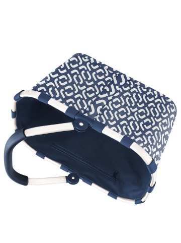 Reisenthel Carrybag - Einkaufskorb (cord dark matcha) in signature navy