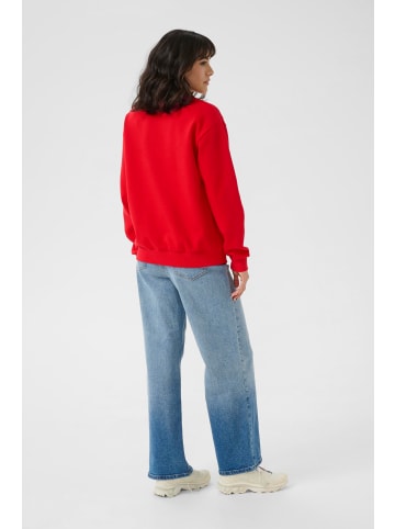 Kaffe Sweatshirt KAberta Loose fit in True Red