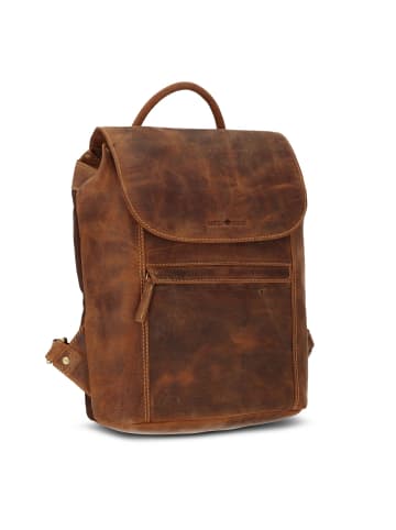 Greenburry Vintage City Rucksack Leder 35 cm brown
