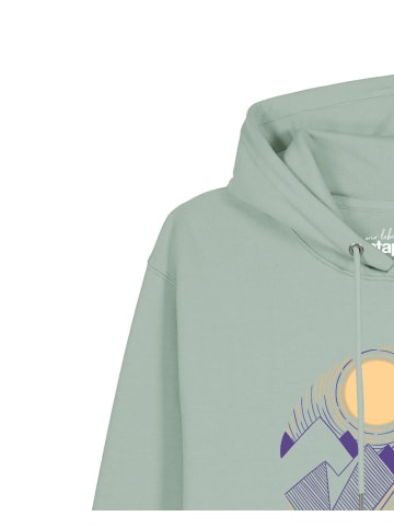 wat? Apparel Sweatshirt Geometric Landscape 3 in Aloe