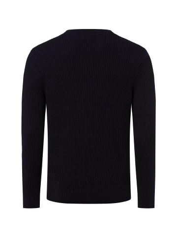 Nils Sundström Strickpullover in marine - 0005