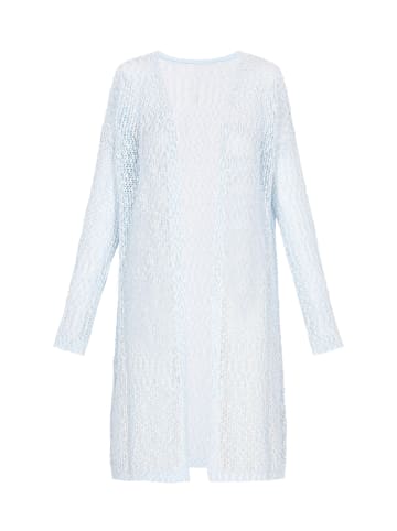 VIRITA Women Cardigan in Light Blue Multicolor