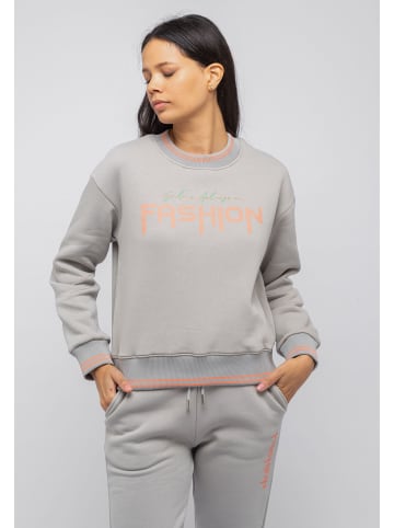 Tom Barron Trainingsanzug Tom Barron Tracksuit With Fashion Print in GRAU