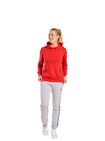 erima Essential Team Kapuzensweat in rot/slate grey