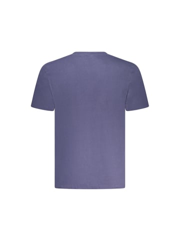 Wrangler Blaues Baumwoll-T-Shirt